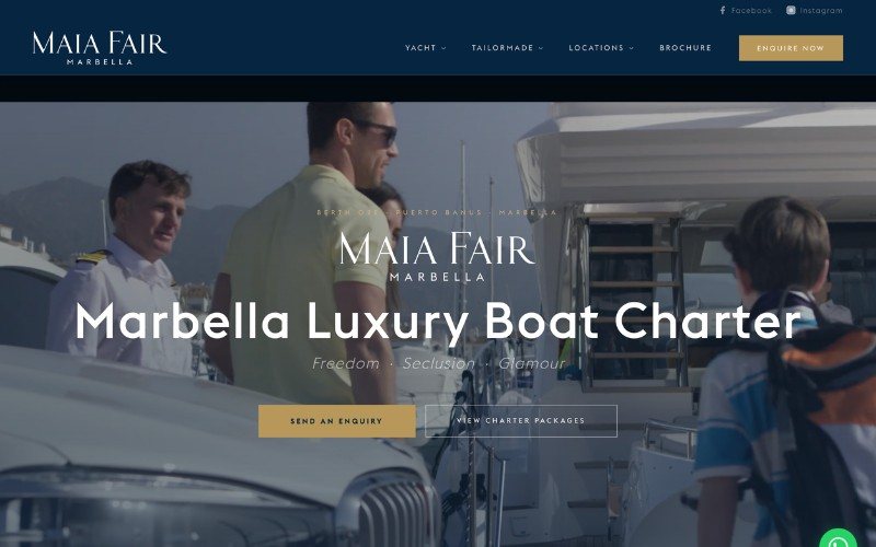 MaiaFair Marbella website by protechmedia